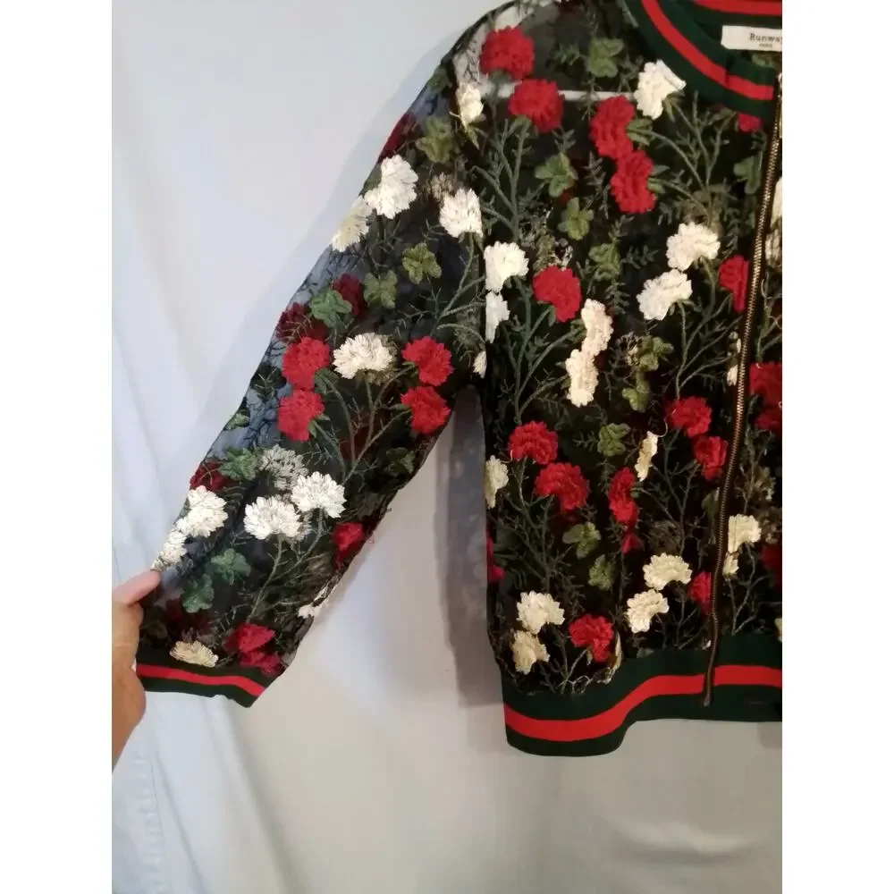 Runway Paris green jacket